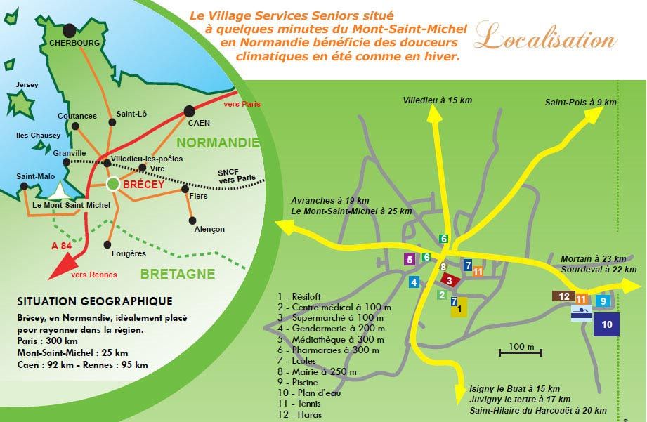Le village services seniors situé à quelques minutes du Mont-saint-Michel